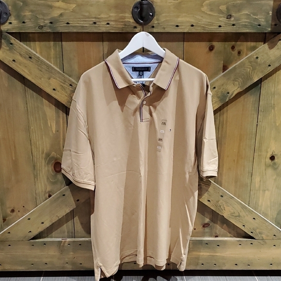 Tommy Hilfiger Other - Tommy Hilfiger Tan Polo Shirt Classic Design